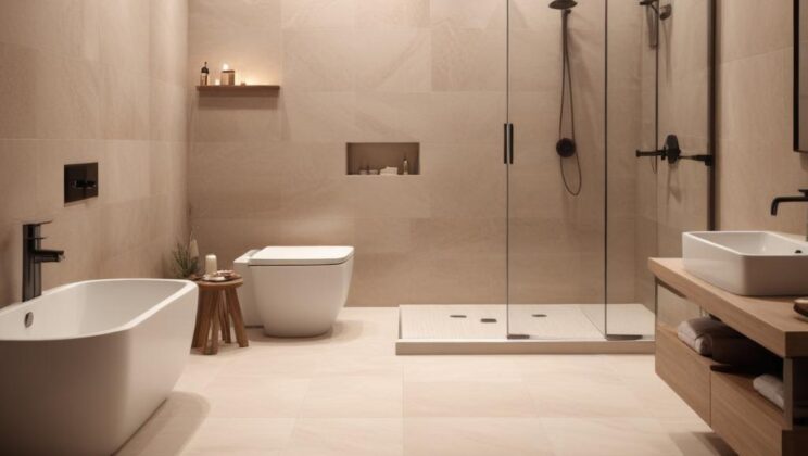 Керамическая плитка для ванной комнаты