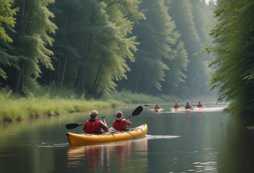 Организация сплавов на байдарках в Беларуси