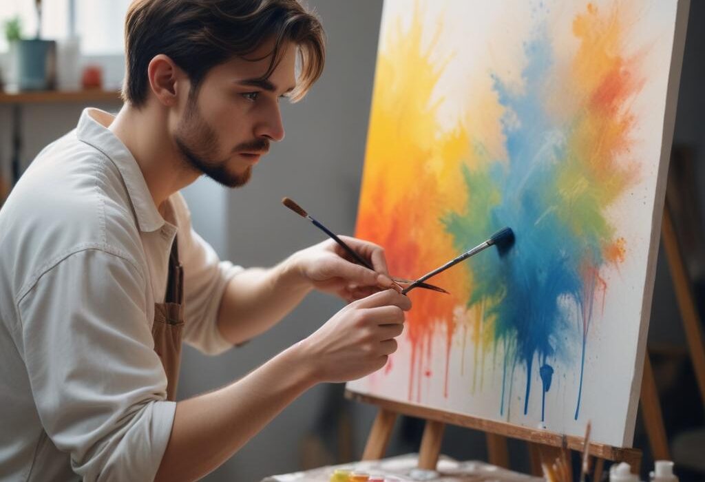 Акриловые краски: виды, свойства и применение