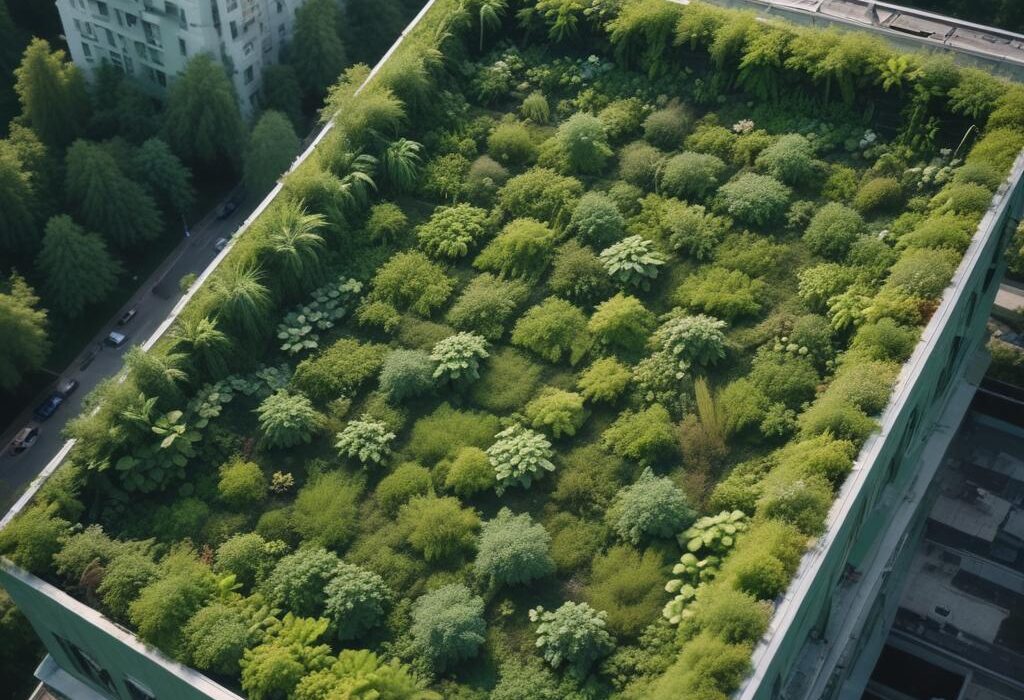 Озеленение крыш в Москве