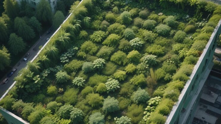 Озеленение крыш в Москве
