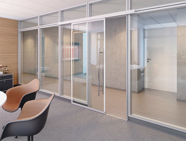 Монтаж раздвижных перегородок — цены на установку в Москве