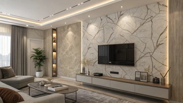 Актуальные техники декоративной отделки стен в 2026 году — тренды, фактуры и дизайнерские решения