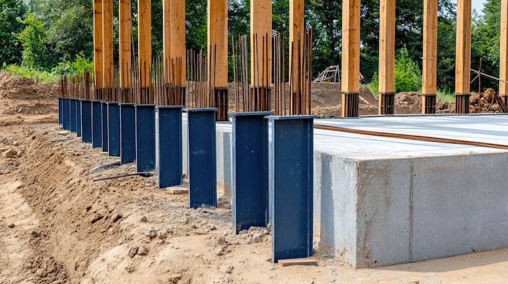 Как сделать фундамент под колонну для навеса